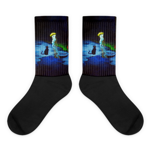 "Cosmic Kitty" Socks