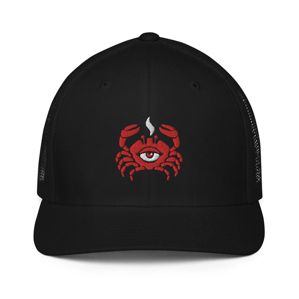 "Redeye Crab 2" Closed-back trucker cap