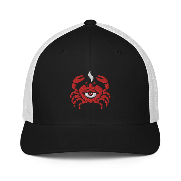 "Redeye Crab 2" Closed-back trucker cap