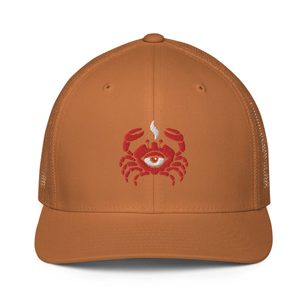 "Redeye Crab 2" Closed-back trucker cap