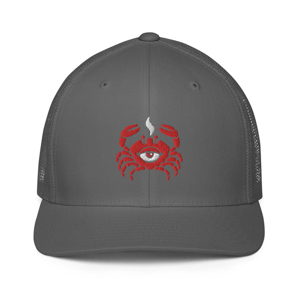 "Redeye Crab 2" Closed-back trucker cap