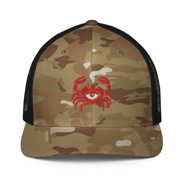 "Redeye Crab 2" Closed-back trucker cap