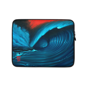 “Red Sky Wave 1” Laptop Sleeve