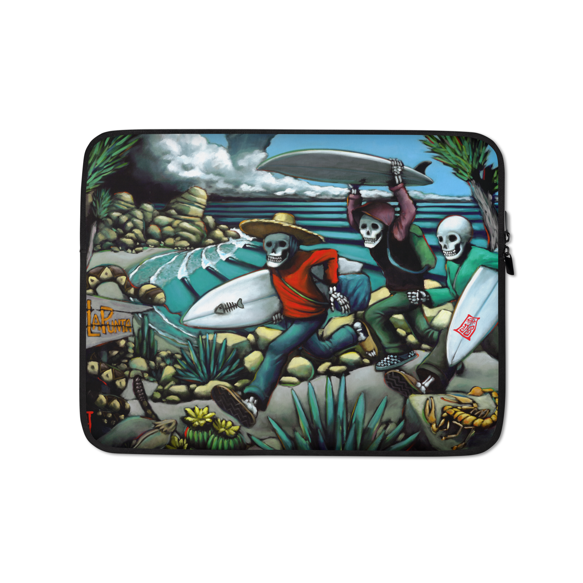 "Hurricane Assault @ La Punta" Laptop Sleeve