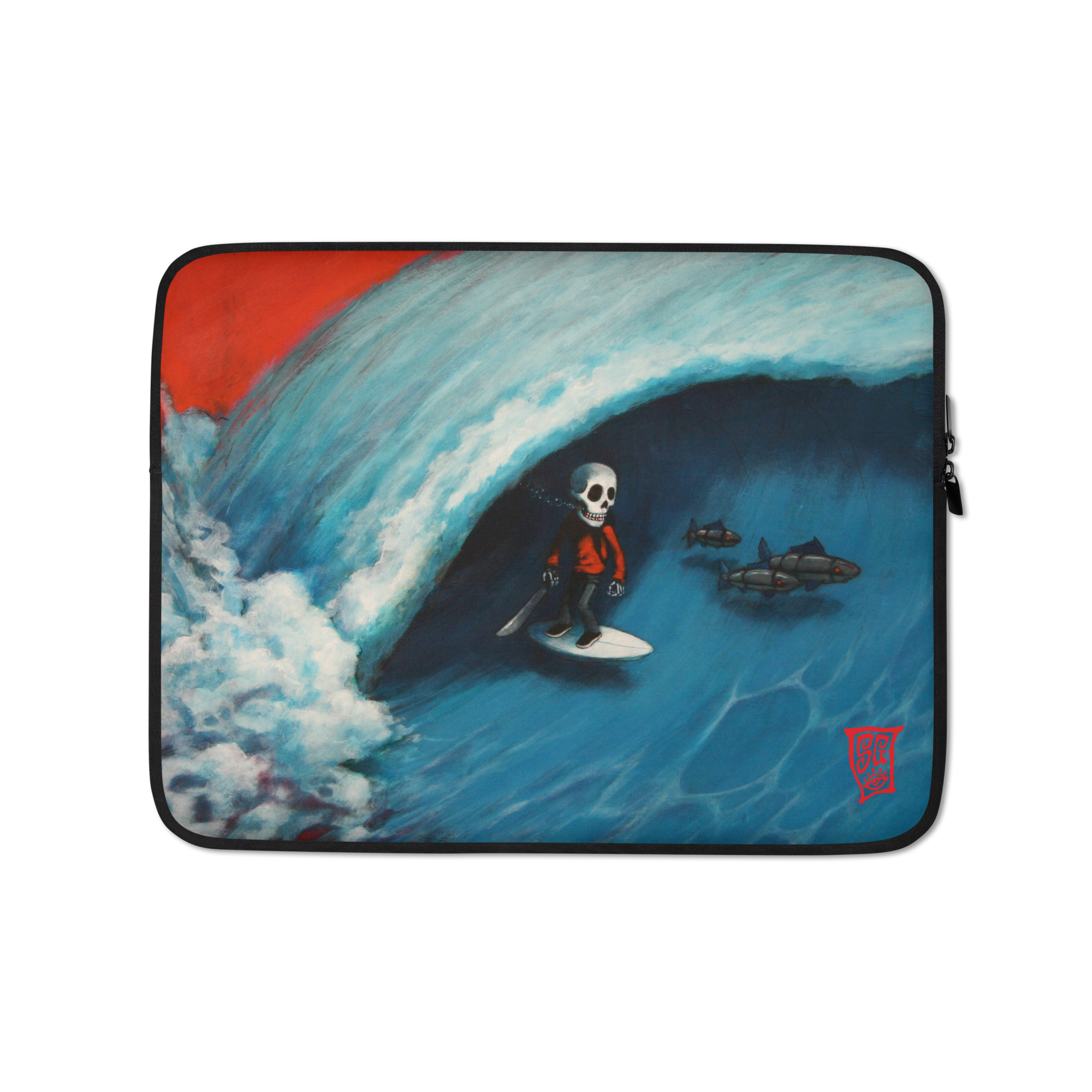 "Walking the Fish" Laptop Sleeve