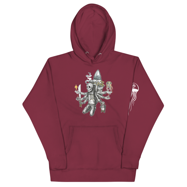 "Cosmic Traveler" (multi-arms) Unisex Hoodie