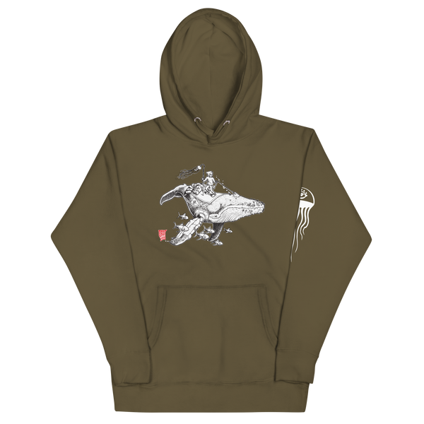 "Cosmic Traveler" (color) Unisex Hoodie