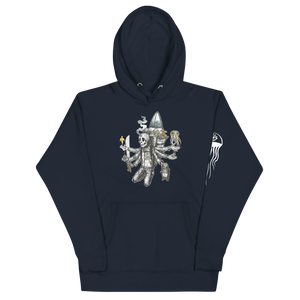 "Cosmic Traveler" (multi-arms) Unisex Hoodie