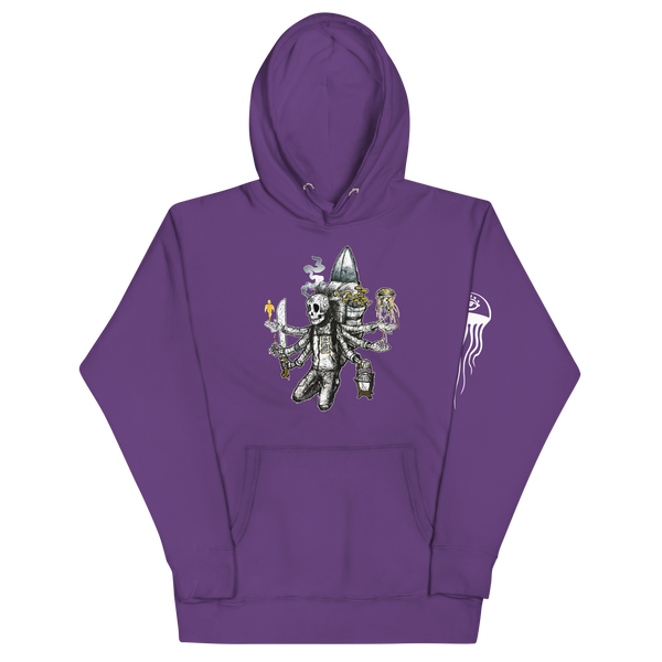 "Cosmic Traveler" (multi-arms) Unisex Hoodie