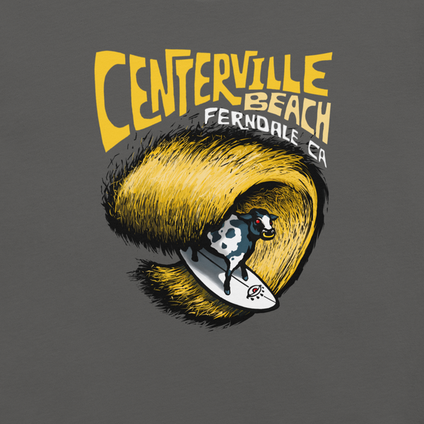 "Centerville Beach (Cosmic Cow)"Unisex t-shirt