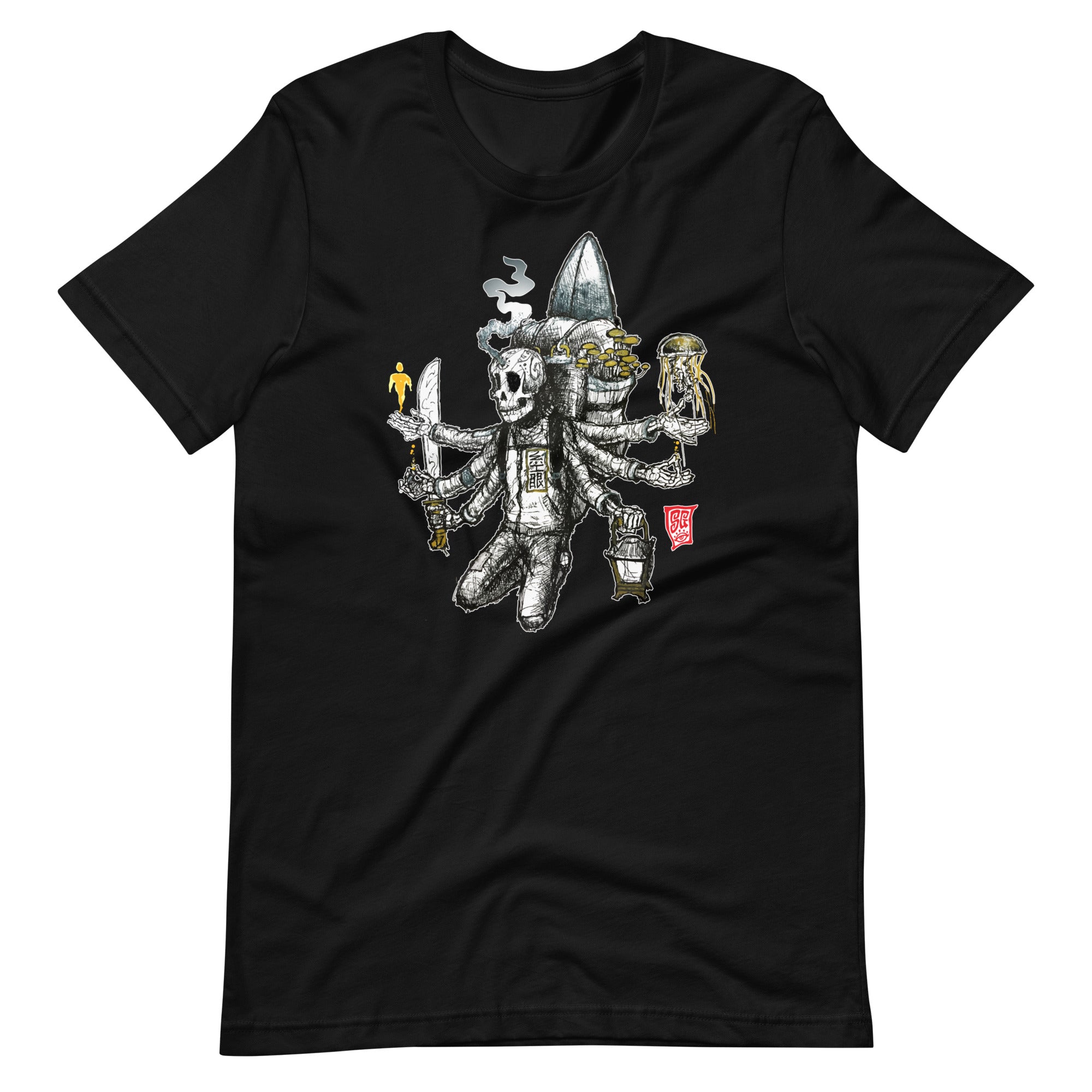 "Cosmic Traveler (Multi-Arm) 23"Unisex t-shirt