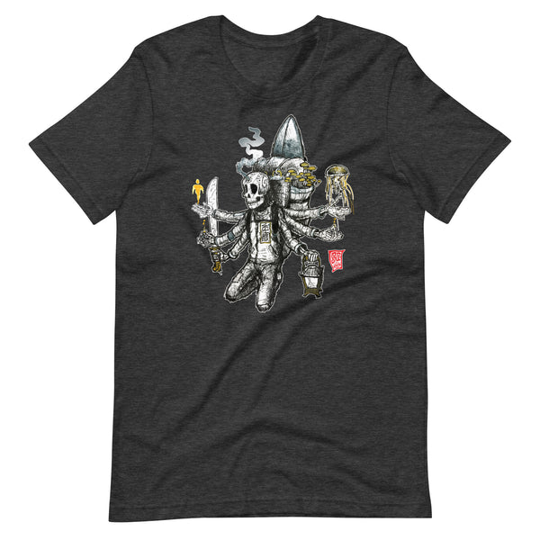 "Cosmic Traveler (Multi-Arm) 23"Unisex t-shirt