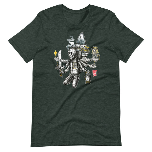 "Cosmic Traveler (Multi-Arm) 23"Unisex t-shirt
