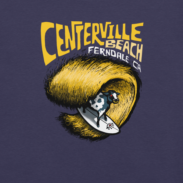 "Centerville Beach (Cosmic Cow)"Unisex t-shirt