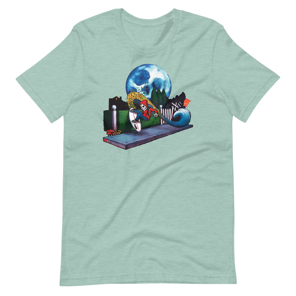 "Hedge Shred" Color Moon Unisex t-shirt