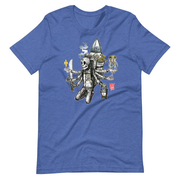 "Cosmic Traveler (Multi-Arm) 23"Unisex t-shirt