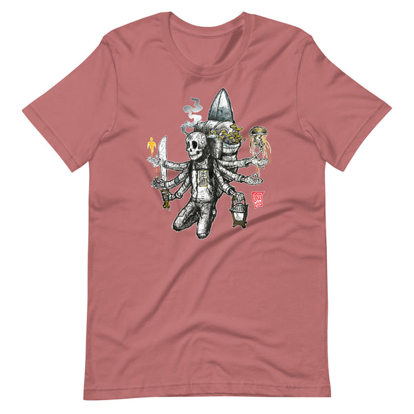 "Cosmic Traveler (Multi-Arm) 23"Unisex t-shirt