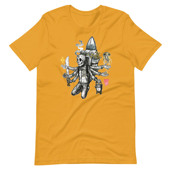 "Cosmic Traveler (Multi-Arm) 23"Unisex t-shirt