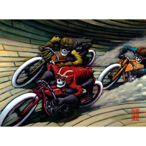 Bones on Boards Paper Print - Redeye Laboratories