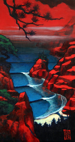 Bonsai Beach Giclee print - Redeye Laboratories