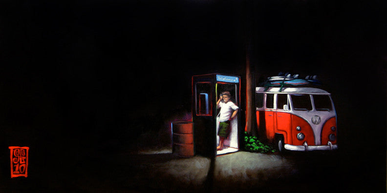 Checking in Giclee print - Redeye Laboratories