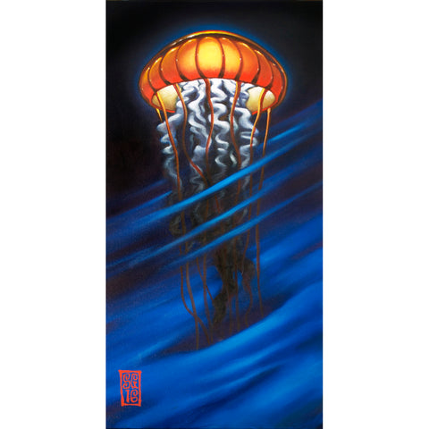Cosmic Tiger Jelly Giclee print - Redeye Laboratories