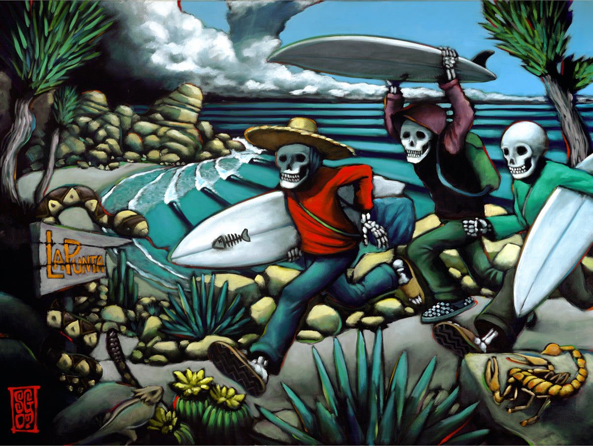 "Hurricane Assault @ La Punta" Canvas Print