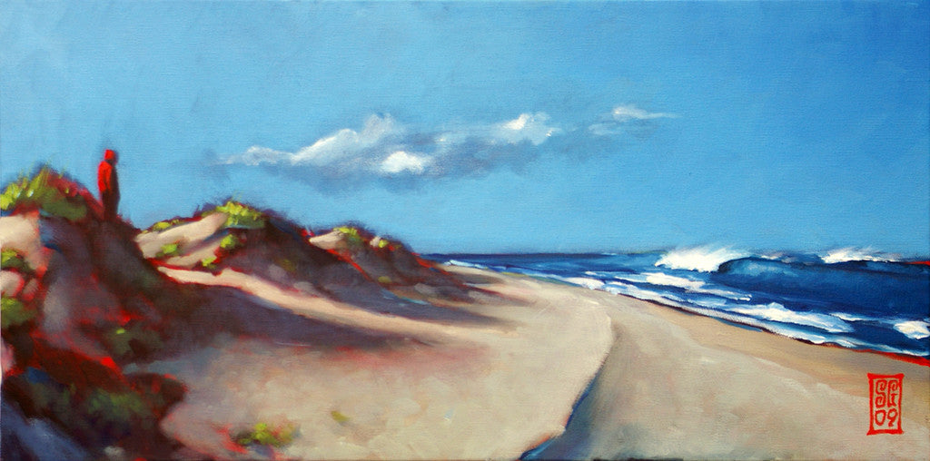 Lonely Surf Check Giclee print - Redeye Laboratories