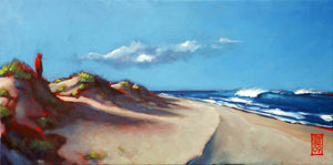 Lonely Surf Check Giclee print - Redeye Laboratories