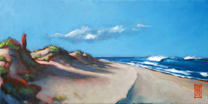 Lonely Surf Check Giclee print - Redeye Laboratories