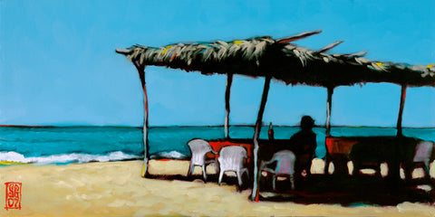 Palapa, Lady, and a Coke Giclee print - Redeye Laboratories