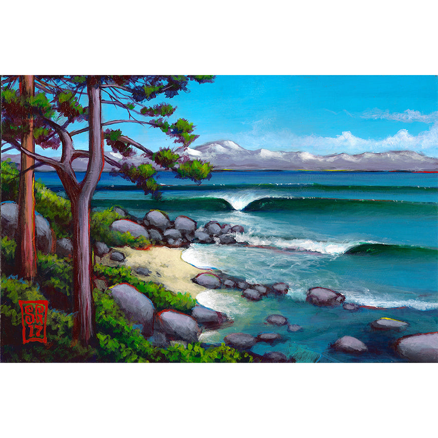 Tahoe Surf 2 Paper Print - Redeye Laboratories