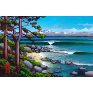 Tahoe Surf 2 Paper Print - Redeye Laboratories