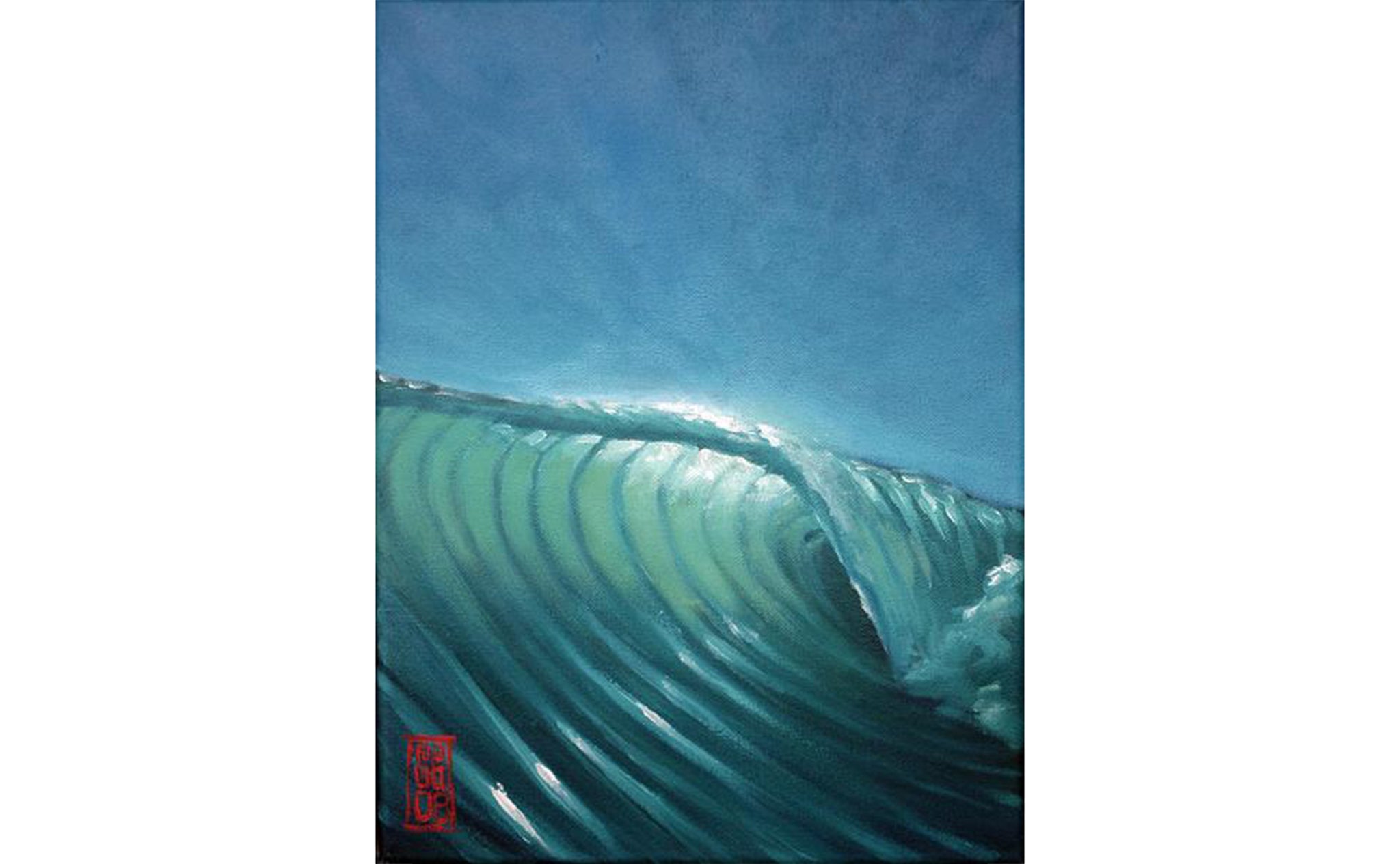 6:59 Sunlit Wave - Paper Print Giclee print - Redeye Laboratories