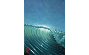 6:59 Sunlit Wave - Paper Print Giclee print - Redeye Laboratories