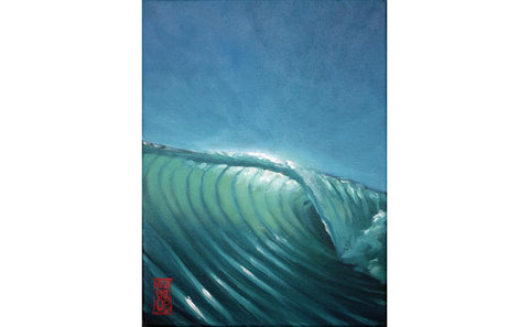 6:59 Sunlit Wave Giclee print - Redeye Laboratories