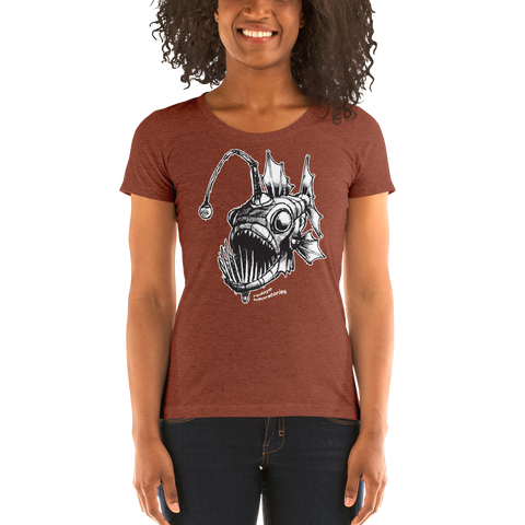 "The Anglerfish" Ladies' short sleeve t-shirt  - Redeye Laboratories