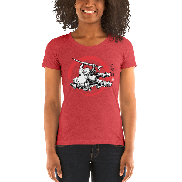 "Surfing Buddha" Ladies' short sleeve t-shirt  - Redeye Laboratories