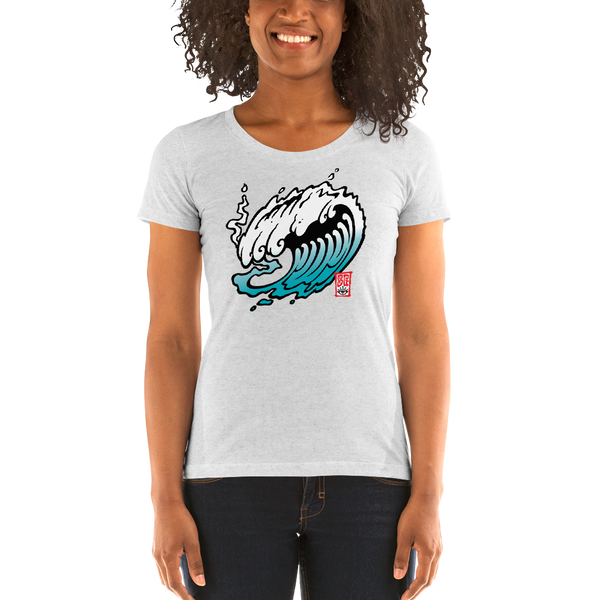 "The Wave" Ladies' short sleeve t-shirt  - Redeye Laboratories
