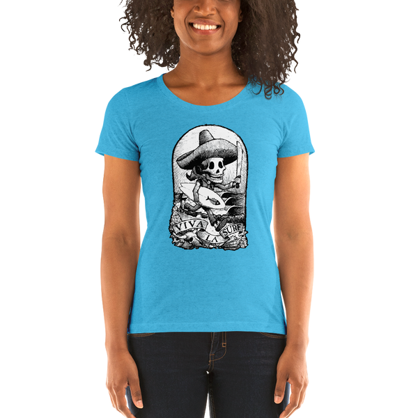 "Viva La Surf" Ladies' short sleeve t-shirt  - Redeye Laboratories