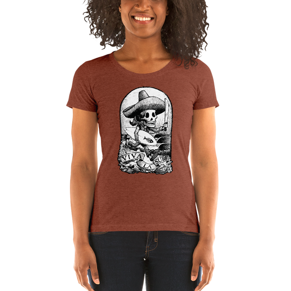 "Viva La Surf" Ladies' short sleeve t-shirt  - Redeye Laboratories