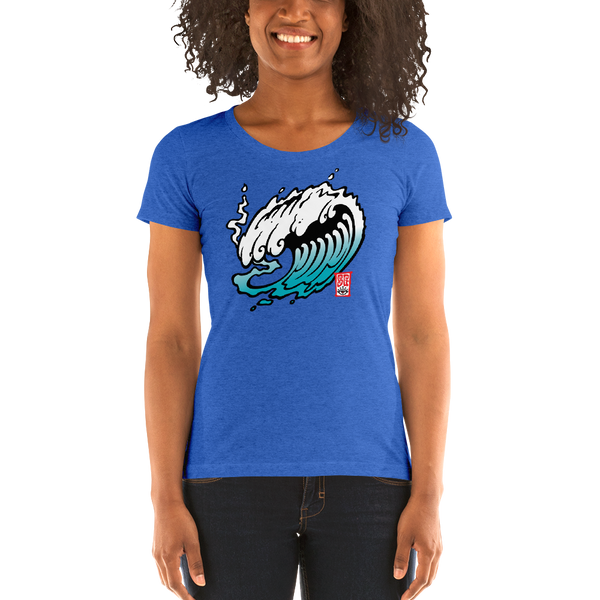 "The Wave" Ladies' short sleeve t-shirt  - Redeye Laboratories
