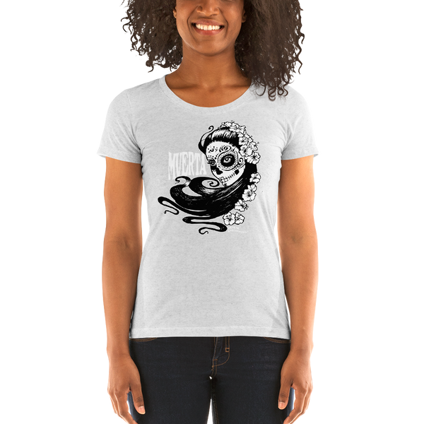 "Muerta Girl" Ladies' short sleeve t-shirt  - Redeye Laboratories