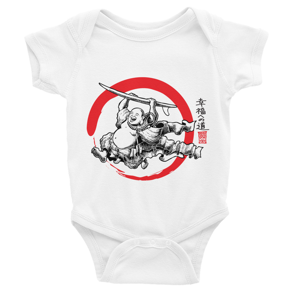 "Surfing Buddha" Infant Bodysuit  - Redeye Laboratories
