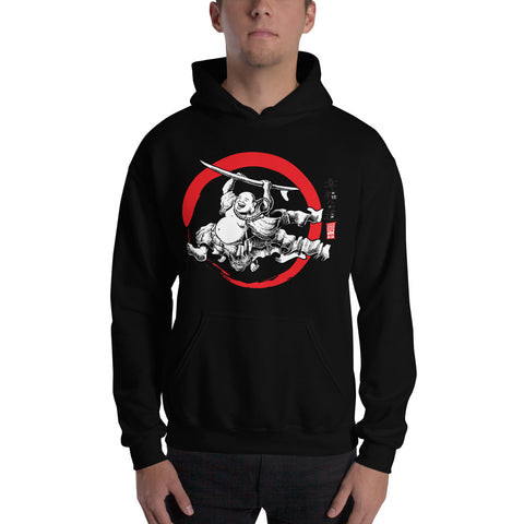 "Surfing Buddha" Hooded Sweatshirt  - Redeye Laboratories