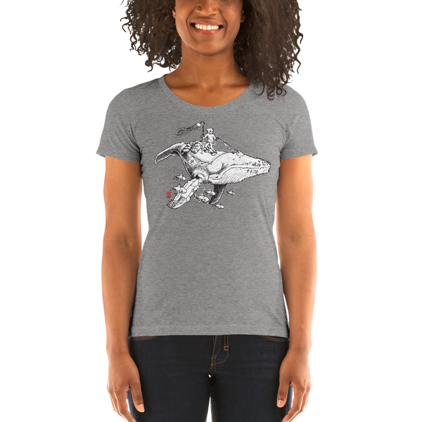 "Cosmic Traveler" Ladies' short sleeve t-shirt  - Redeye Laboratories