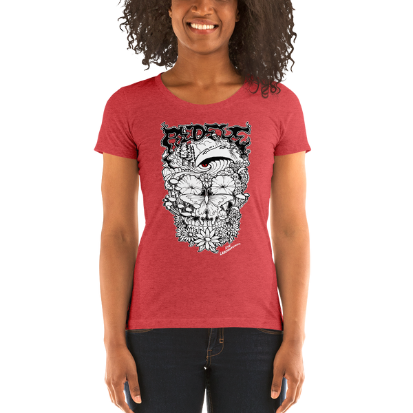 "Redeye Skull" Ladies' short sleeve t-shirt  - Redeye Laboratories