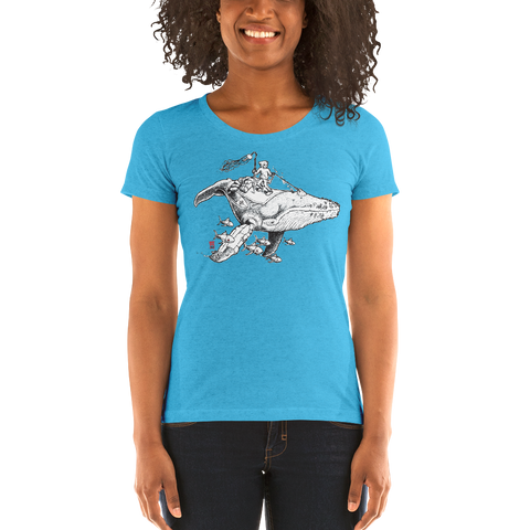 "Cosmic Traveler" Ladies' short sleeve t-shirt  - Redeye Laboratories