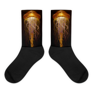 Amber Jelly Black foot socks  - Redeye Laboratories