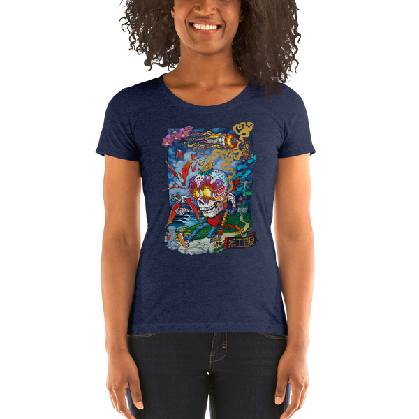 Dreamy Mindful Trail Ladies' short sleeve t-shirt  - Redeye Laboratories